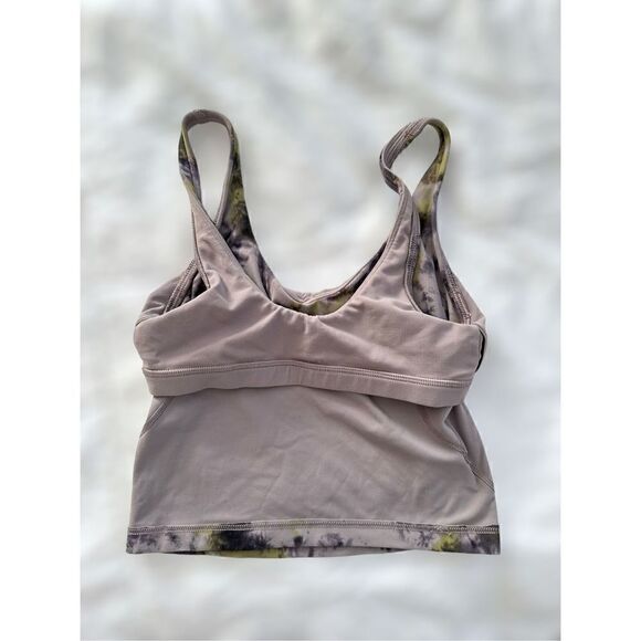 LULULEMON | Athletic Align Shelf Bra Radial Tie Dye  Print Pattern Size 2 - Picture 10 of 15